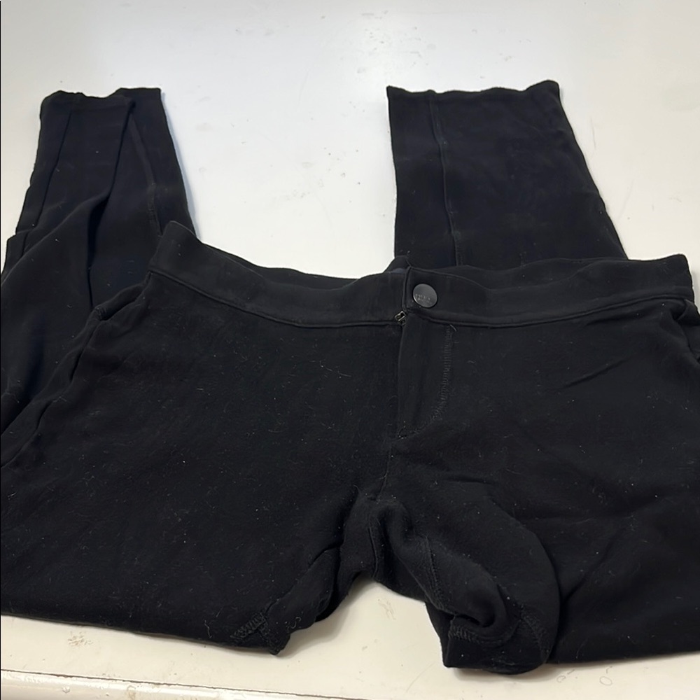 Banana Republic Sz 4 Stretch Black Straight Leg Ponte Pant